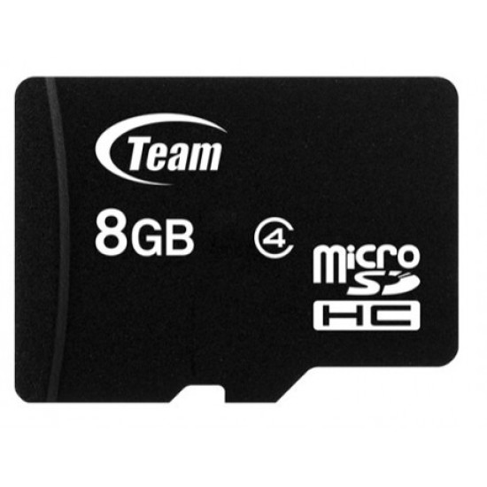 TEAM GROUP MEMORY CARD 8GB CLASS 4 WITH ADAPTER